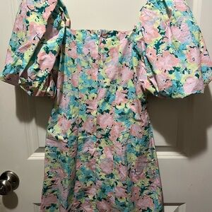 Gianni Bini Multicolor Floral Dress